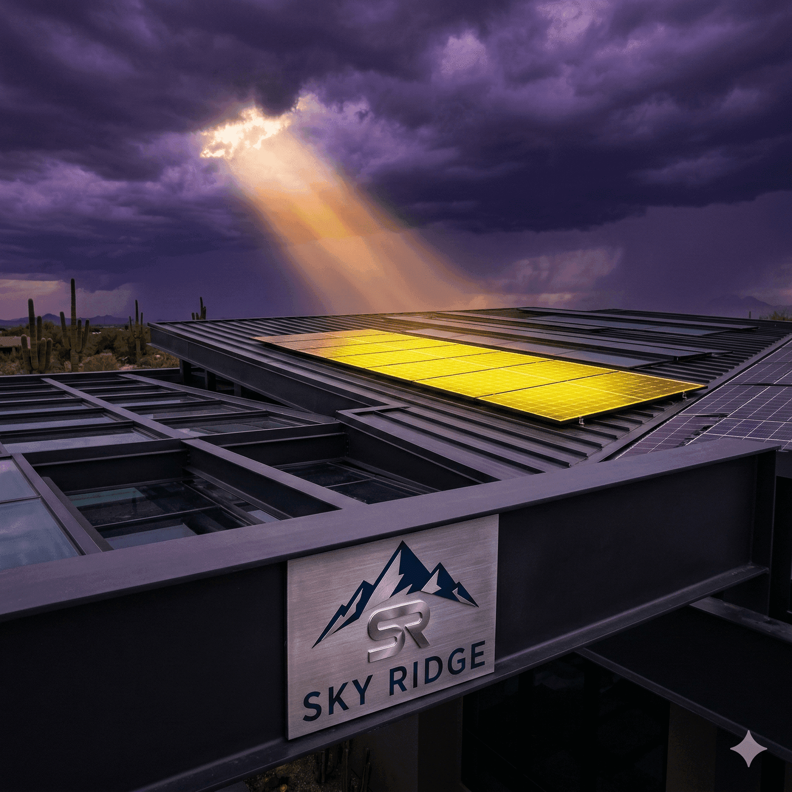 Coordinated Arizona solar installation