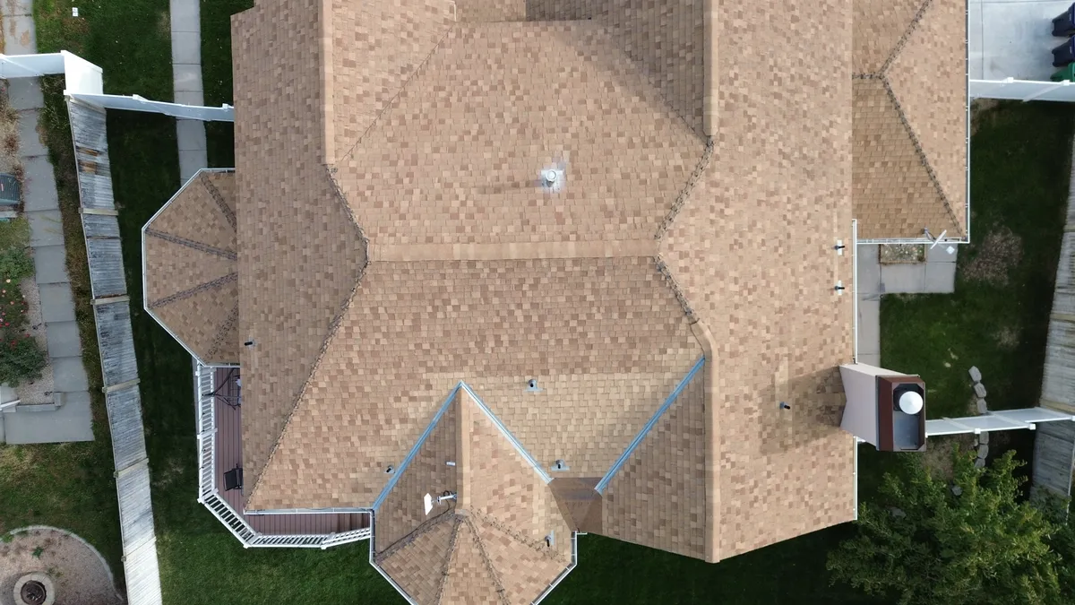 Arizona home undergoing a reroof before solar panel installation